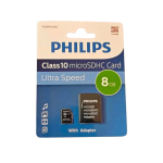 Carte Mémoire Philips Classe 10 Micro SDHC 8Go