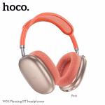 Entrée audio et port de charge moderne du casque Bluetooth Hoco original.