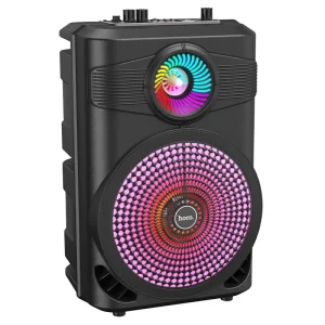 Haut-parleur Bluetooth HOCO BS46 Mature avec lumières LED au meilleur prix en Tunisie.
