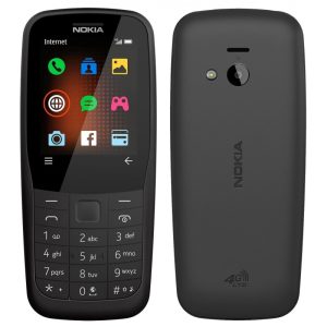 Téléphone portable Nokia 220 4G noir double SIM au meilleur prix en Tunisie.