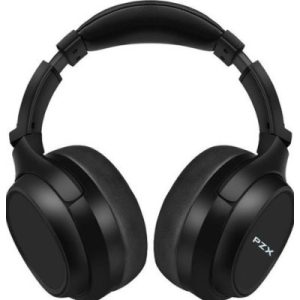 Casque Bluetooth 5.3 PZX D-815 noir haute fidélité disponible chez CesarTec Tunisie