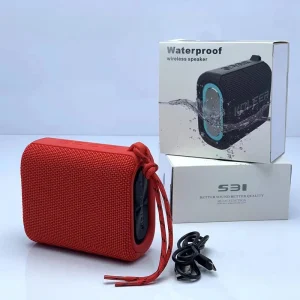 Enceinte Bluetooth Koleer S31 rouge au meilleur prix en Tunisie