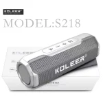 Enceinte Bluetooth Koleer S218 grise au meilleur prix en Tunisie